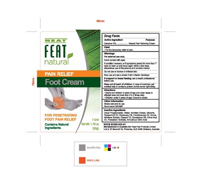Label (Ndc  Nf Natural Foot Cream Label Usa)